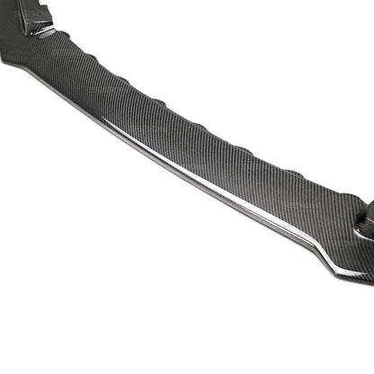 Seibon 2017 Honda Civic Type-R TA-Style Gloss Carbon Fiber Front Bumper Lip 2