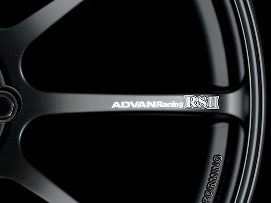 Advan RSII Spoke Sticker (White) - 2 Pack 0