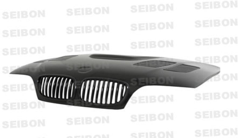 Seibon 02-05 BMW E46 2dr GTR-Style Carbon Fiber Hood 0