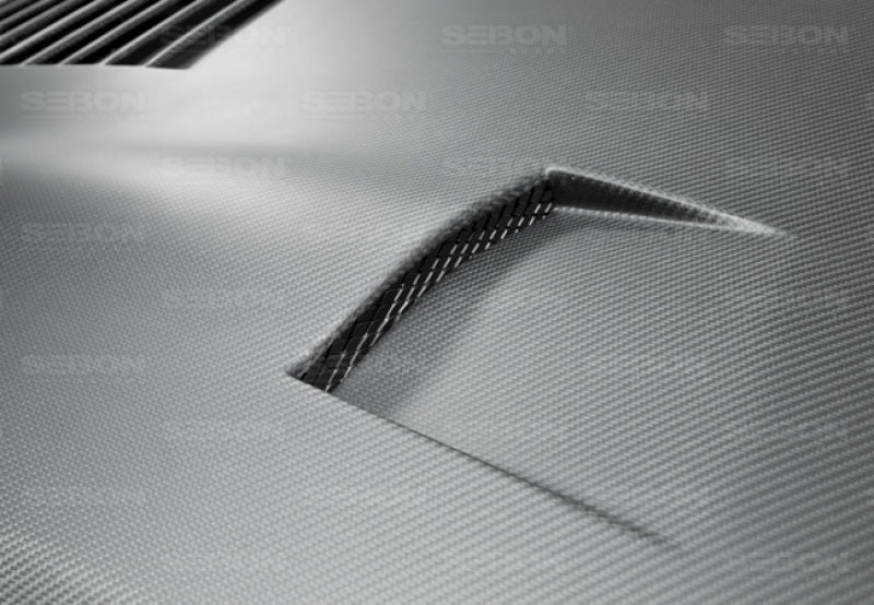 Seibon 09-10 Nissan GTR R35 GT-Dry Carbon Fiber Hood 11