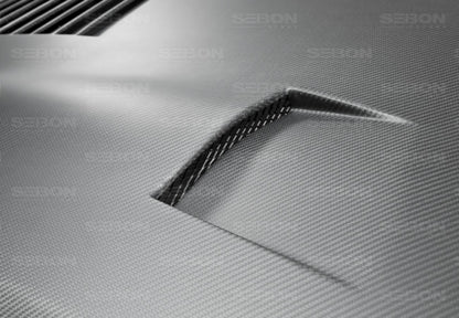 Seibon 09-10 Nissan GTR R35 GT-Dry Carbon Fiber Hood 11