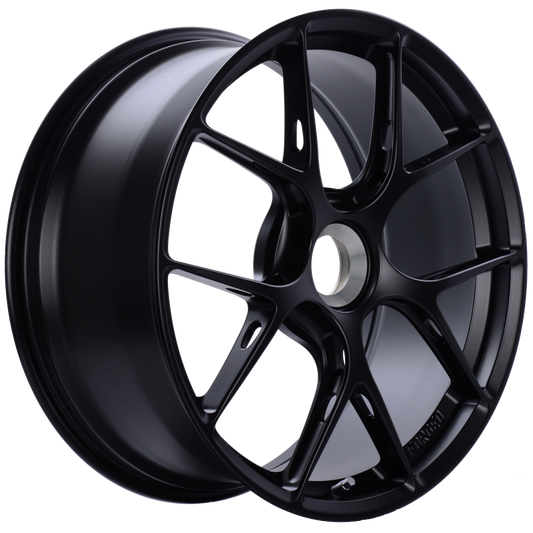BBS FI-R 21x12.5 Center Lock ET48 CB84 Satin Black Wheel 0