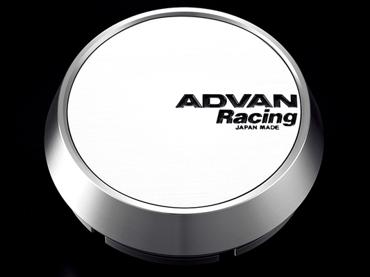 Advan 73mm Middle Centercap - White/Silver Alumite 0