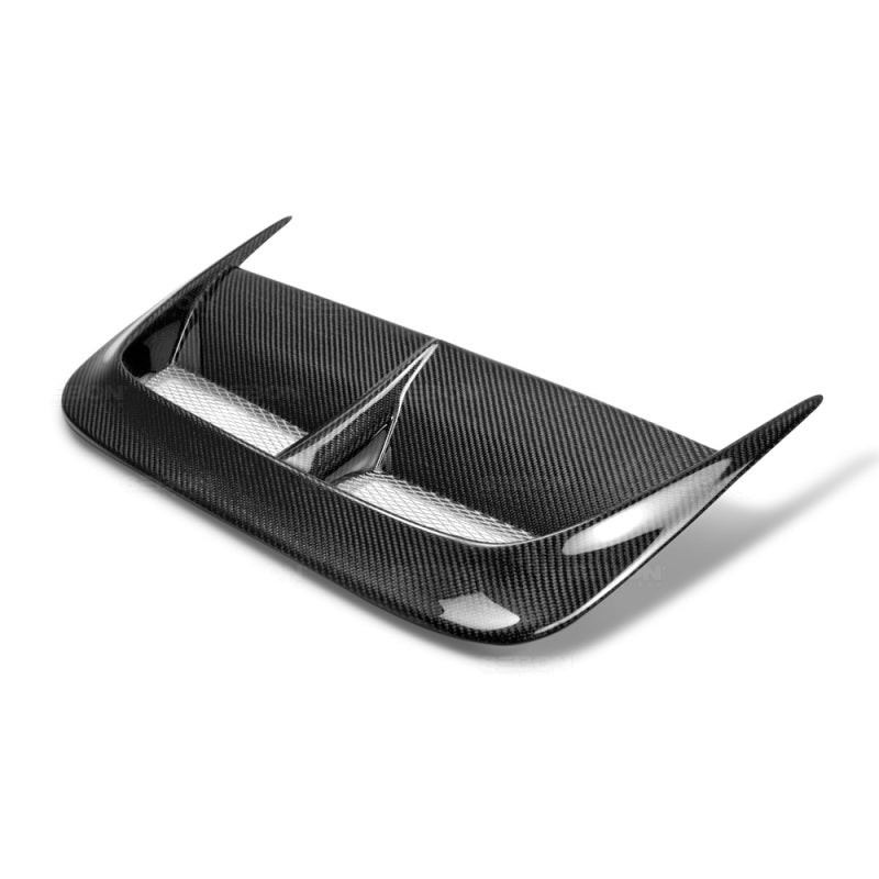 Seibon 98-01 Subaru Impreza CW-Style Carbon Fiber Hood Scoop - Only Fits OEM Hoods (Not Seibon Hood) 0