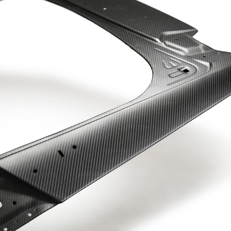 Seibon 2017+ Honda Civic Type R Hatchback OEM Dry Carbon Fiber Trunk Lid 4