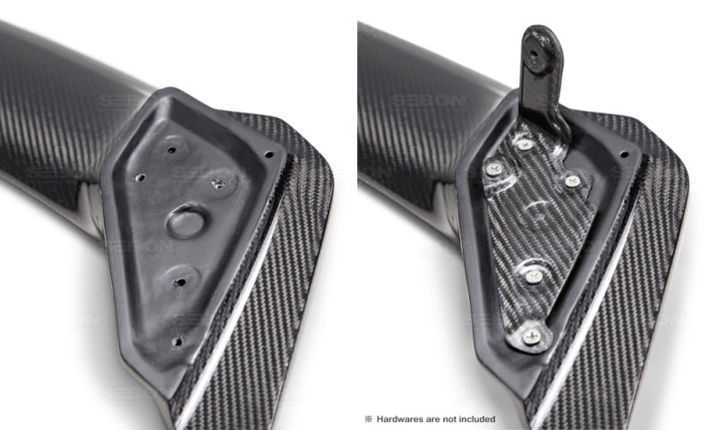 Seibon 14-15 Honda Civic 2 Door Si-Style Carbon Fiber Rear Spoiler 4