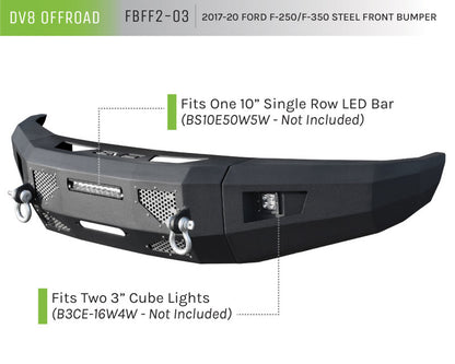 DV8 Offroad 2017+ Ford F-250/F-350/F-450 Front Bumper - F-150 & Raptor