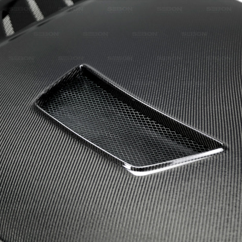 Seibon 2017 Honda Civic Type R CV-Style Carbon Fiber Hood 2