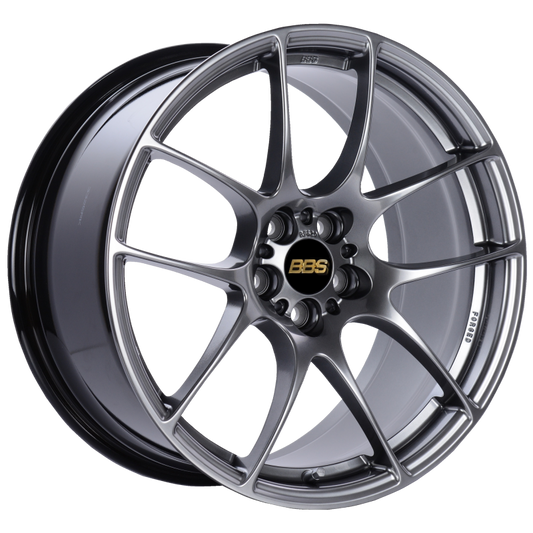 BBS RF 18x9 5x114.3 ET48 Diamond Black Wheel -82mm PFS/Clip Required 0