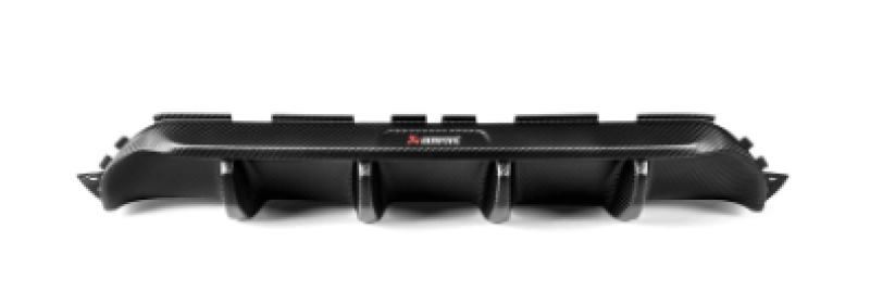 Akrapovic 18+ BMW M5 (F90) Rear Carbon Fiber Diffuser - Matte w/Red Akrapovic Logo 0