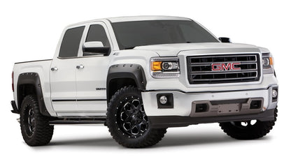Bushwacker 16-18 GMC Sierra 1500 Pocket Style Flares 4pc - Black - Silverado & Sierra