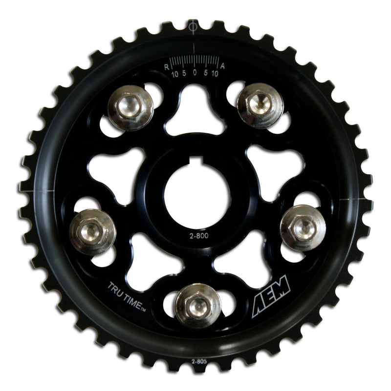 AEM 92-01 Honda Prelude Si VTEC/ Base & SH True Black Tru-Time Cam Gear - Accord