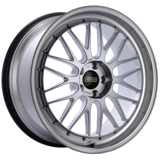 BBS LM 20x9.5 5x114.3 ET40 CB66 Diamond Silver Center Diamond Cut Lip Wheel 0