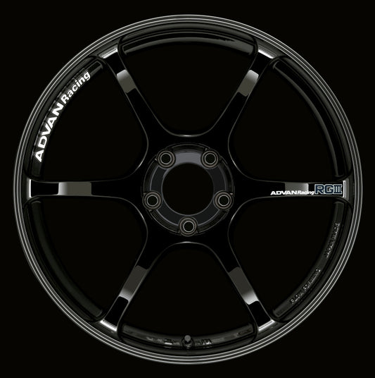 Advan RGIII 18x10.0 +35 5-114.3 Racing Gloss Black Wheel 0