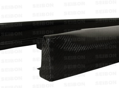 Seibon 08-09 Mitsubishi Evo X OEM-style Carbon Fiber Side Skirts 2