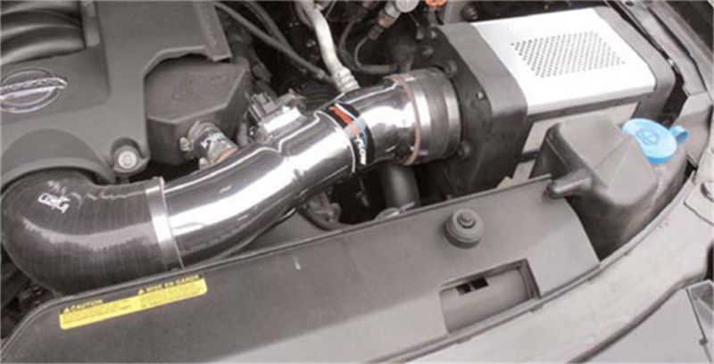 Injen 04-10 QX56 / 04-12 Amada/Titan V8 5.6L w/Power Box Wrinkle Black Power-Flow Air Intake System 4