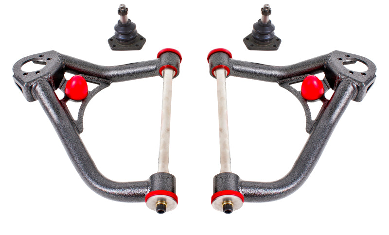 BMR Suspension BMR 67-69 1st Gen F-Body Non-Adj. Upper A-Arms (Polyurethane) - Black Hammertone