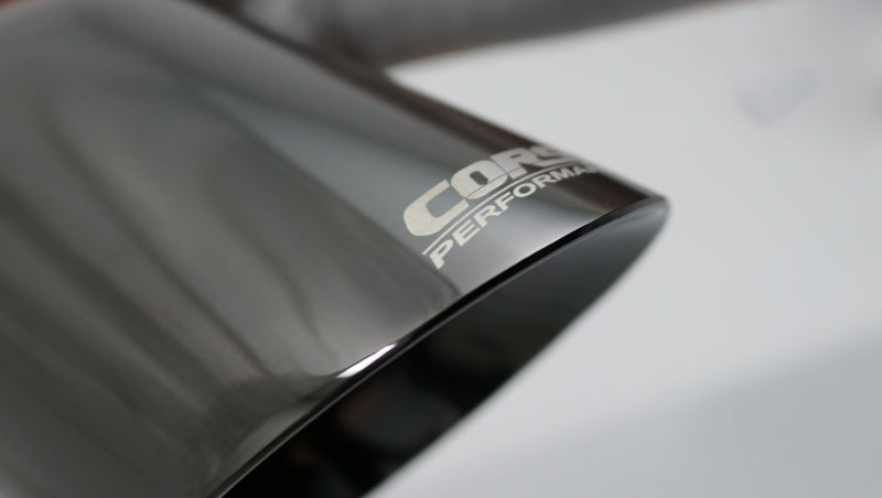 CORSA Performance Corsa Single Universal 2.5in Inlet / 4in Outlet Black PVD Pro-Series Tip Kit