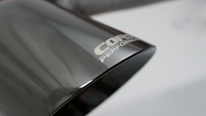 CORSA Performance Corsa Single Universal 2.5in Inlet / 4in Outlet Black PVD Pro-Series Tip Kit