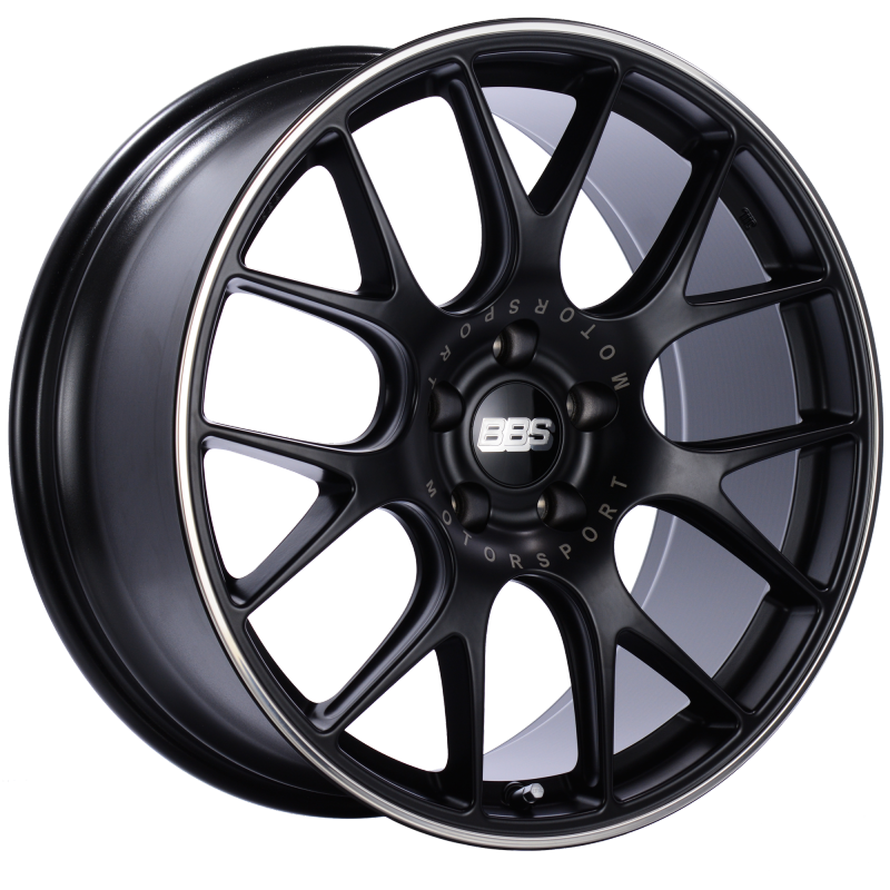 BBS CH-R 20x9 5x120 ET29 Satin Black Polished Rim Protector Wheel -82mm PFS/Clip Required 0