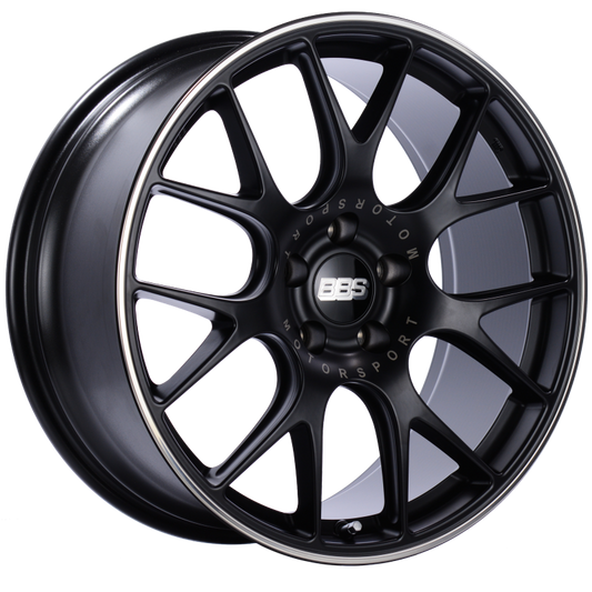 BBS CH-R 20x9 5x120 ET29 Satin Black Polished Rim Protector Wheel -82mm PFS/Clip Required 0