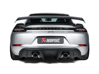 Akrapovic 2020+ Porsche Cayman GT4 (718) Slip-On Race Line (Titanium) (Req Tips / Option 2) 0