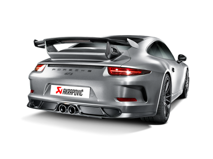 Akrapovic 14-17 Porsche 911 GT3 (991) Rear Carbon Fiber Diffuser - Matte 3