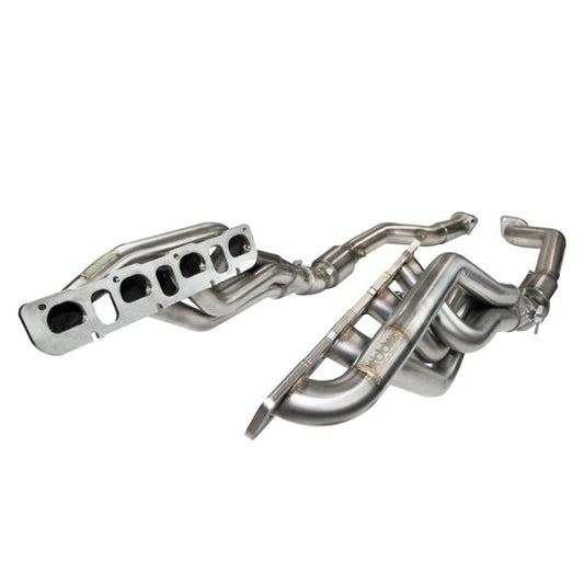 Kooks Headers Kooks 12+ Jeep Grand Cherokee 6.4L 1-7/8in x 3in SS Longtube Headers w/Green Catted Connection Pipes