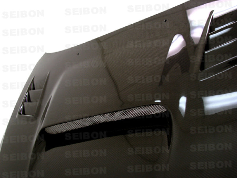 Seibon 08-09 Subaru WRX/STi CW-style Carbon Fiber Hood 7