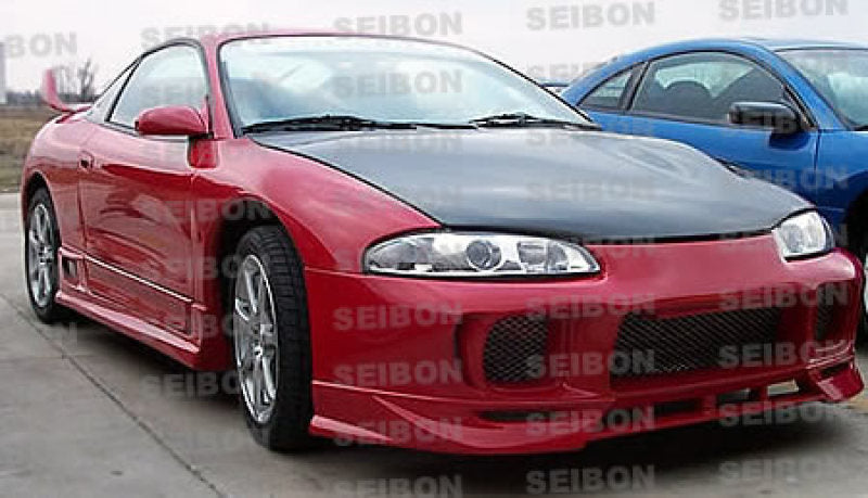 Seibon 95-99 Mitsubishi Eclipse OEM Carbon Fiber Hood 0