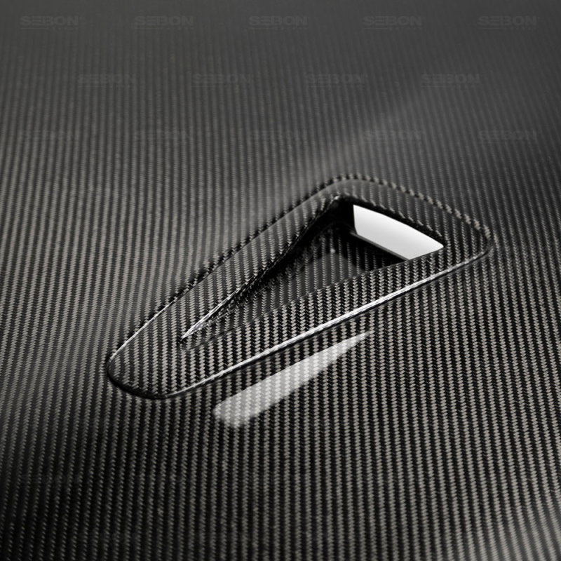Seibon 17-18 Nissan GT-R OEM Style Carbon Fiber Hood 4