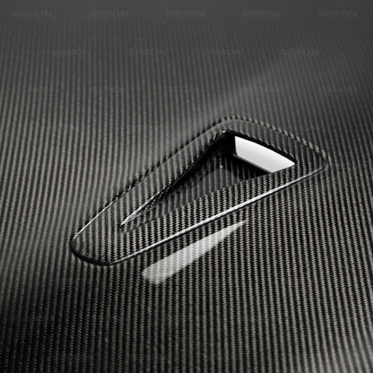 Seibon 17-18 Nissan GT-R OEM Style Carbon Fiber Hood 4