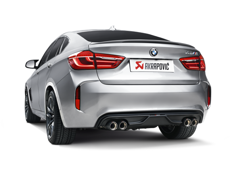 Akrapovic 15-17 BMW X5M (F85) Evolution Line Cat Back (Titanium) w/ Carbon Tips 5