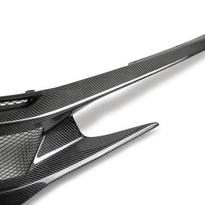 Seibon 17-18 Honda Civic Type R CV-Style Carbon Fiber Front Grill 7