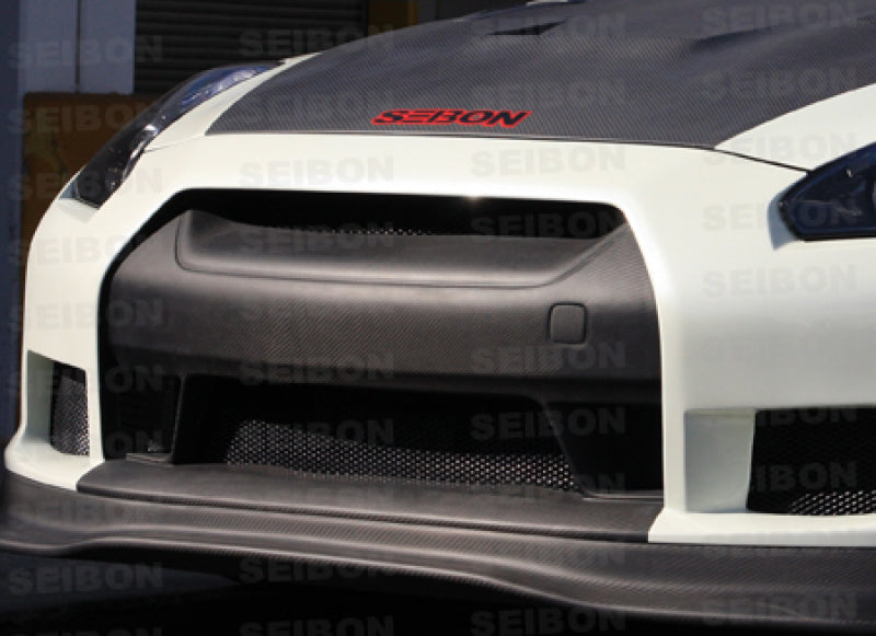 Seibon 09-10 Nissan Skyline R35 GTR OEM Carbon Fiber Front Grill 4