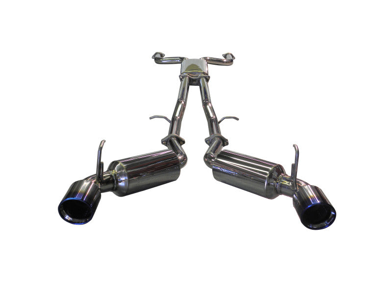 Injen 09-20 Nissan 370Z Dual 60mm SS Cat-Back Exhaust w/ Built In Resonated X-Pipe 1