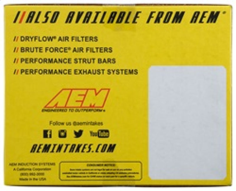 AEM Induction AEM 03-05 Honda Accord V6 Silver V2 Intake