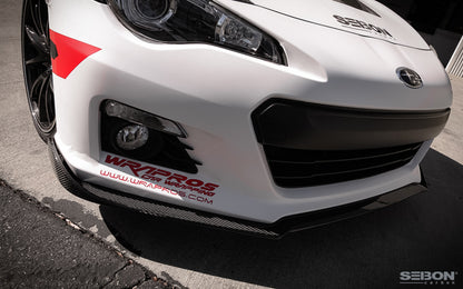 Seibon 12-14 Subaru BRZ TA-Style Carbon Fiber Front Lip 7