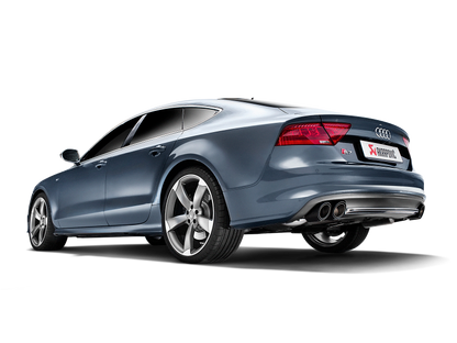 Akrapovic 13-17 Audi S6 Avant/Limousine (C7) Evolution Line Cat Back (Titanium) w/ Carbon Tips 5