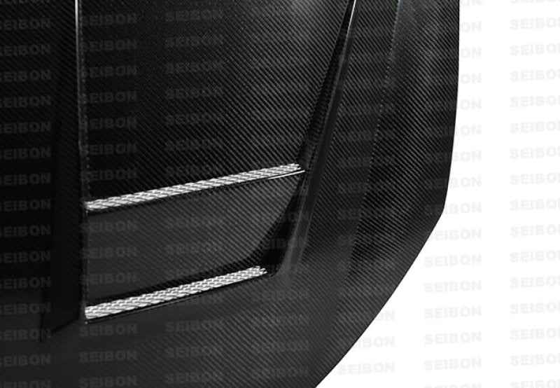 Seibon 10-11 VW Golf GTI 5K/MK6 DV Carbon Fiber Hood w/ Shaved Emblem 2