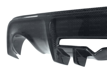 Seibon 12-13 BRZ/FRS Carbon Fiber Rear Diffuser Cover 4