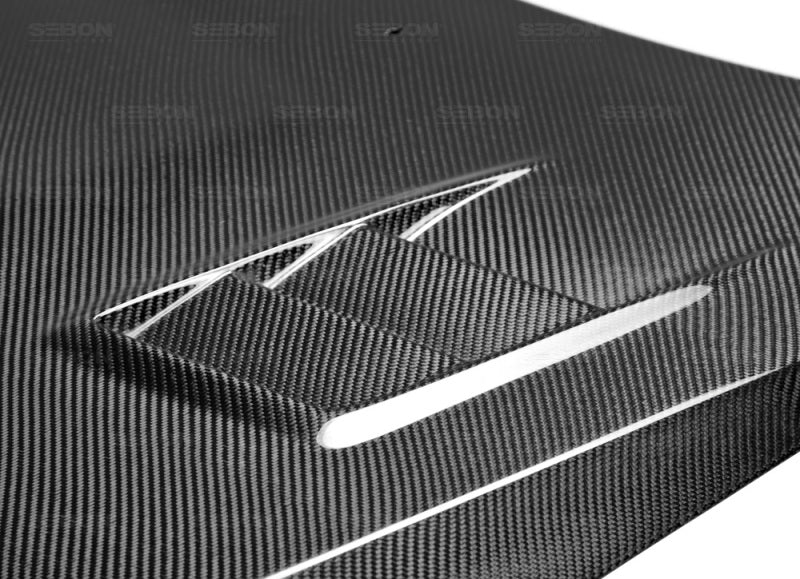 Seibon 08-09 Subaru WRX/STi CW-style Carbon Fiber Hood 3