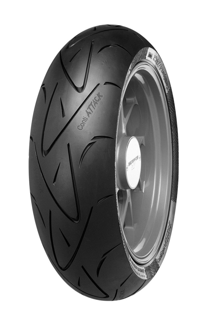Continental Tire Continental ContiSportAttack - 180/55 ZR 17 M/C (73W) TL Rear
