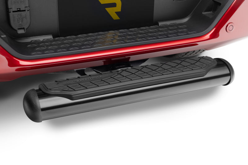 Go Rhino 4in Oval Hitch Step - Black