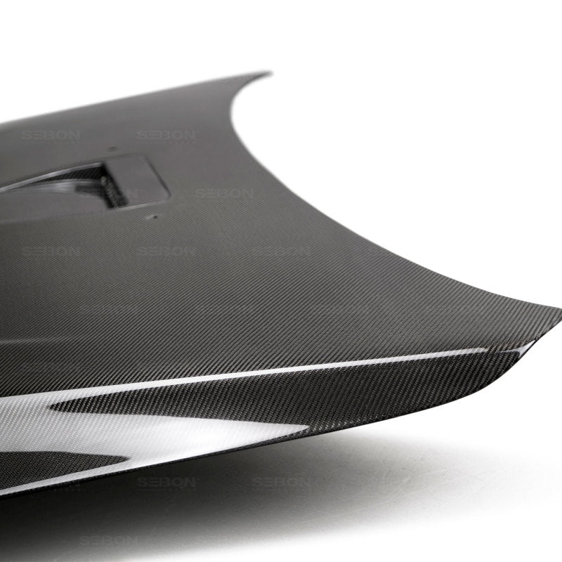 Seibon 08-12 Mitsubishi Evo X OEM style Carbon Fiber Hood 9