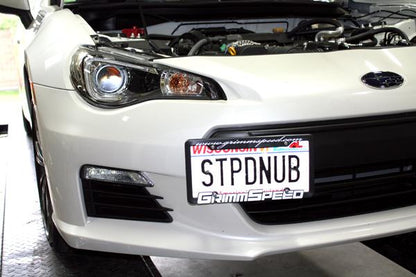 GrimmSpeed 10+ Subaru Legacy/Outback / 13+ Subaru BRZ/13+ Scion FR-S License Plate Relocation Kit - BRZ & WRX