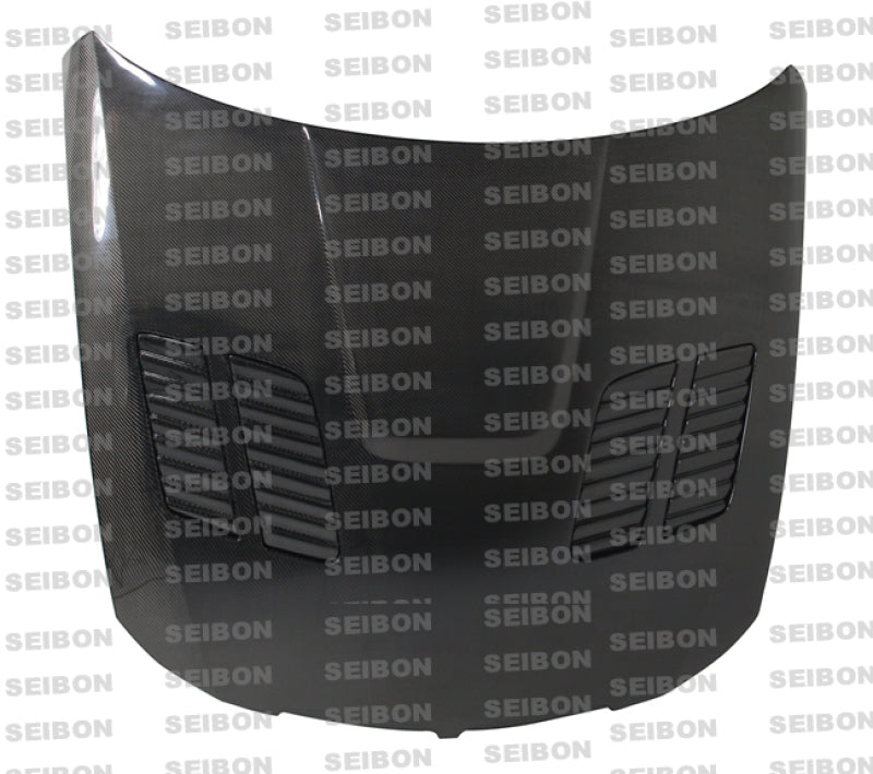 Seibon 05-08 BMW 3 Series 4 dr E90 (Excl M3) GTR-Style Carbon Fiber Hood 0