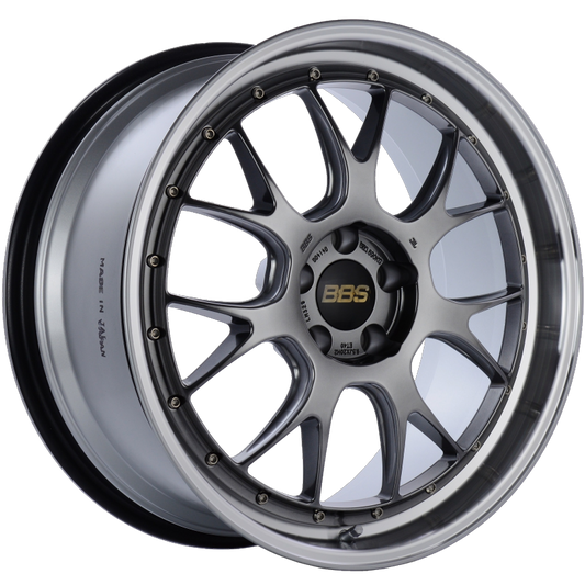 BBS LM-R 20x9.5 5x114.3 ET40 CB66 Diamond Black Center Diamond Cut Lip Wheel 0