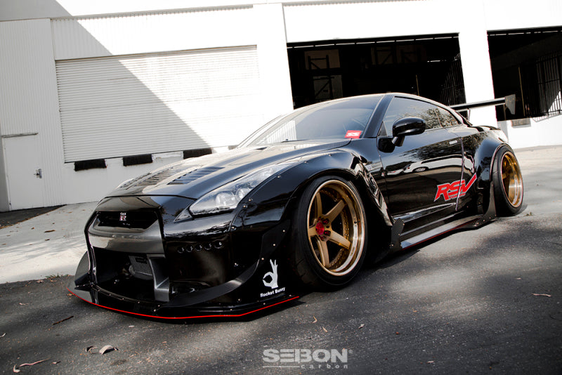 Seibon 09-12 Nissan GTR R35 GT-Style Carbon Fiber Hood 7