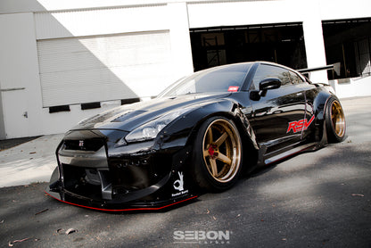Seibon 09-12 Nissan GTR R35 GT-Style Carbon Fiber Hood 7